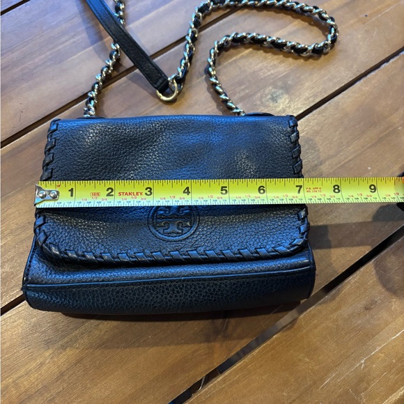 Small Black Leather Tory Burch Crossbody Bag - Picture 14 of 14